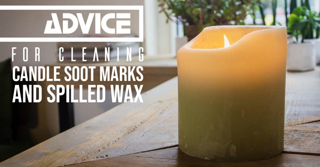 cleaning candle soot marks